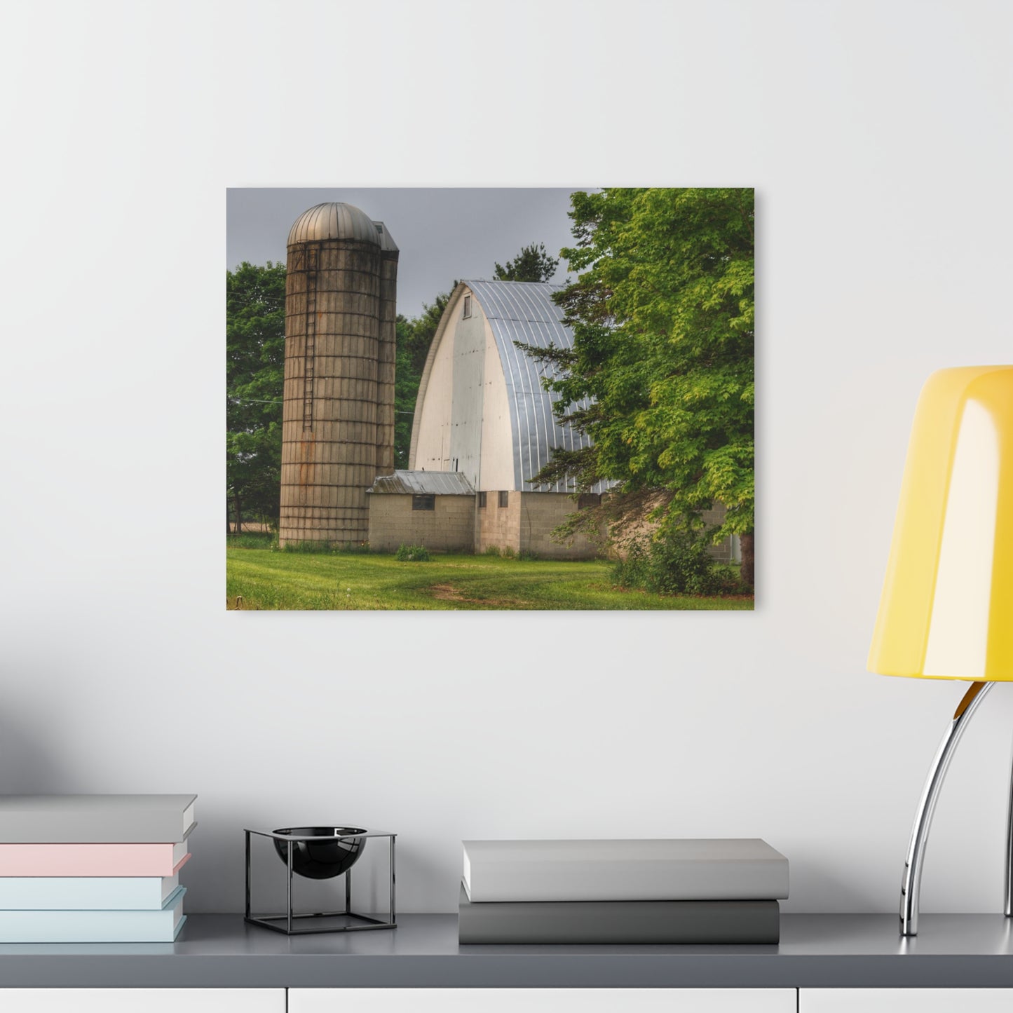 U R There Photography Carpenter Road White I Rustic Farmhouse Acrylic Wall Print