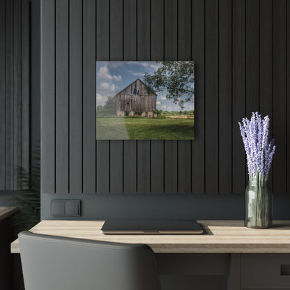 Barn Boutique Modern Farmhouse Acrylic Wall Print| Bohms Road Grey I