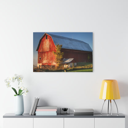 Barn Boutique Modern Farmhouse Acrylic Wall Print| Columbiaville Red III