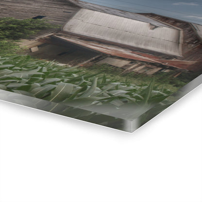 U R There Photography Murphy Lake Road Grey lI Rustic Farmhouse Acrylic Wall Print