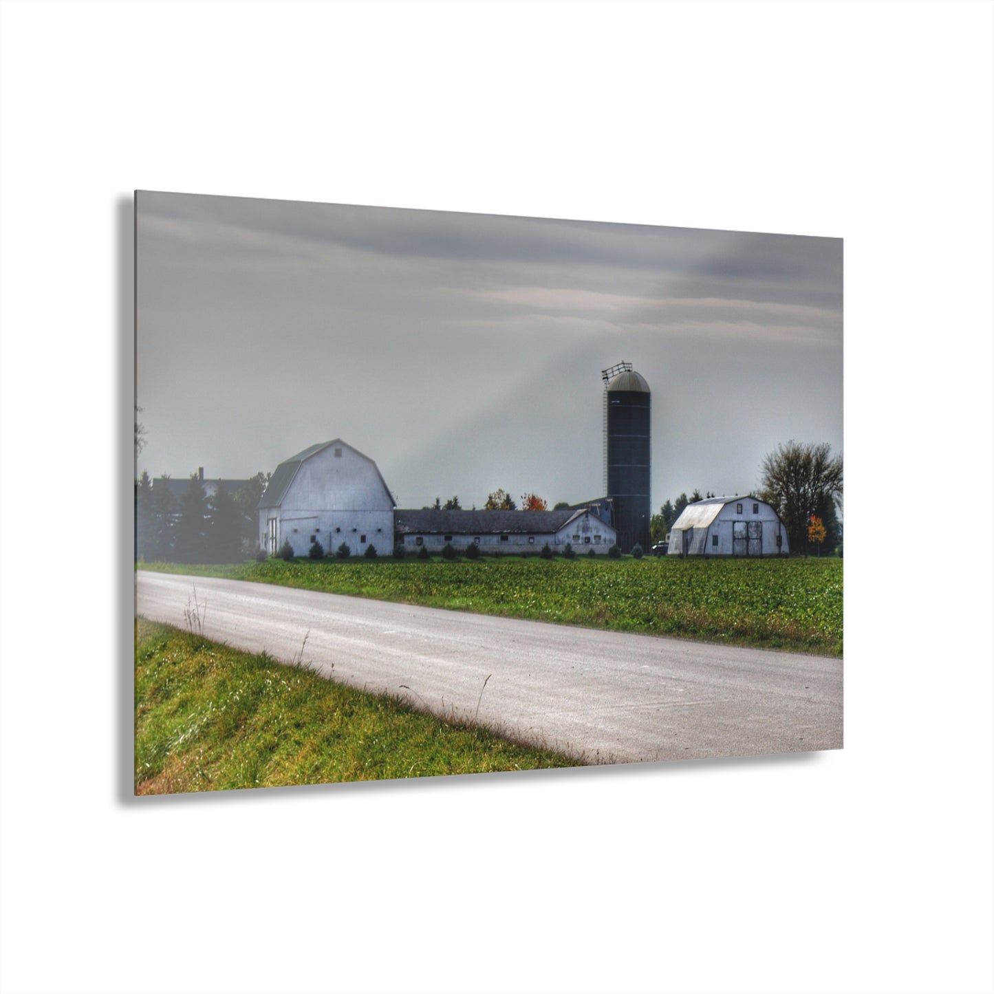 U R There Photography South Block Road Farm Rustic Farmhouse Acrylic Wall Print