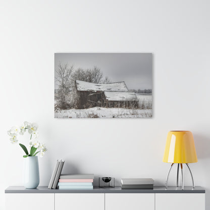 U R There Photography Grey Shacks of Mayville Rustic Farmhouse Acrylic Wall Print