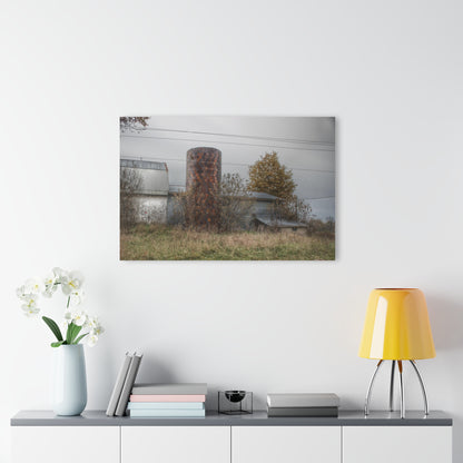 U R There Photography Bordman Road Grey Rustic Farmhouse Acrylic Wall Print