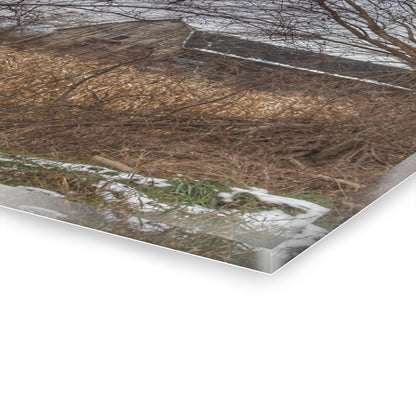 U R There Photography North Oxford Road Grey I Rustic Farmhouse Acrylic Wall Print