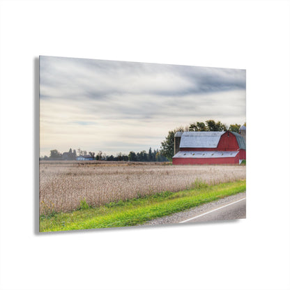 U R There Photography Brown City Red II Rustic Farmhouse Acrylic Wall Print