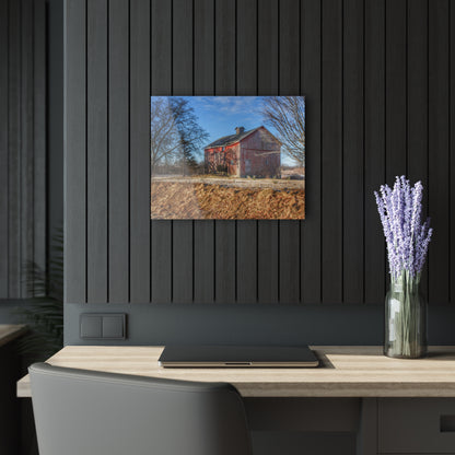 U R There Photography M-24 Barn at the Bend I Rustic Farmhouse Acrylic Wall Print