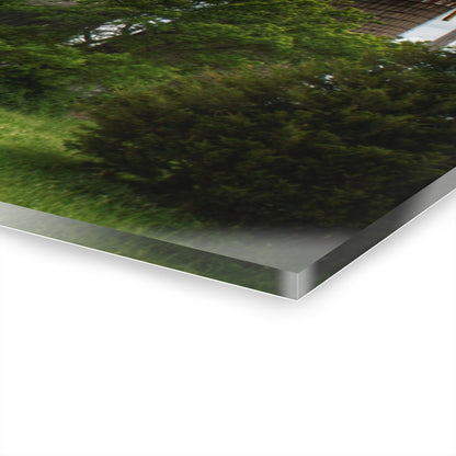 U R There Photography Higgins Road Greys Beyond the Greens Rustic Farmhouse Acrylic Wall Print