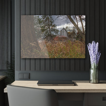 U R There Photography Booth Road Hidden Greys Rustic Farmhouse Acrylic Wall Print