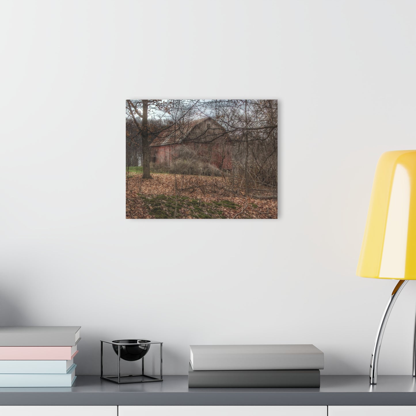 U R There Photography Mayville Hidden Barn II Rustic Farmhouse Acrylic Wall Print