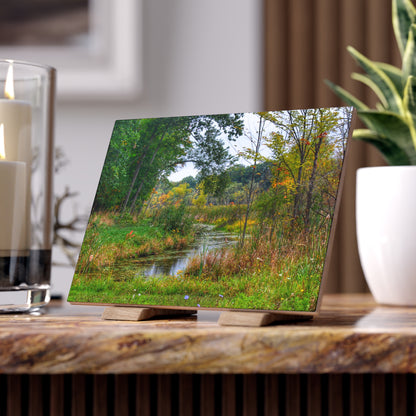 U R There Photography A River Runs Through It Rustic Farmhouse Decorative Ceramic Tile