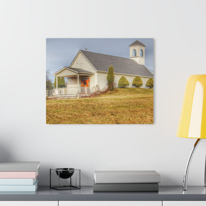 U R There Photography Oxford Chapel Rustic Farmhouse Acrylic Wall Print