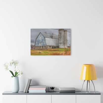 U R There Photography Daley Road Grey III Rustic Farmhouse Acrylic Wall Print