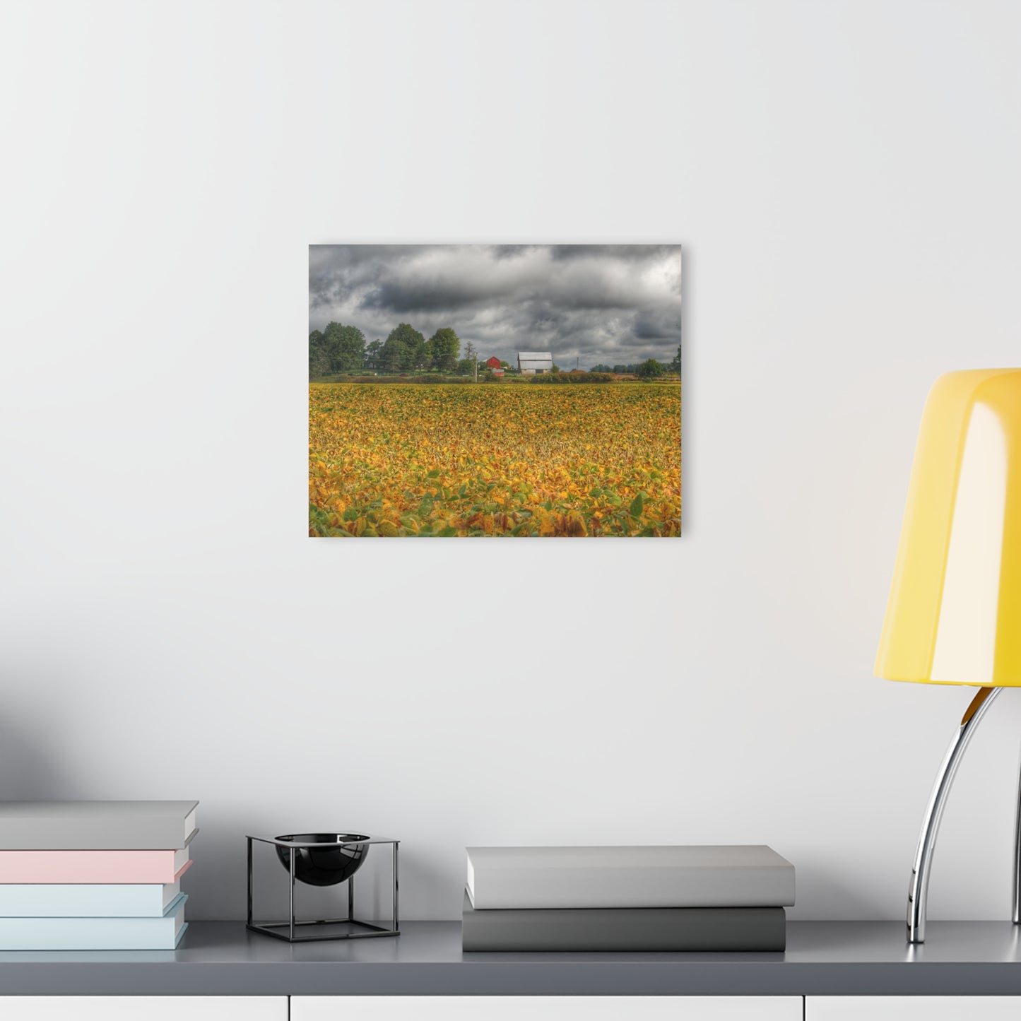 U R There Photography Golden Fields Farm Rustic Farmhouse Acrylic Wall Print