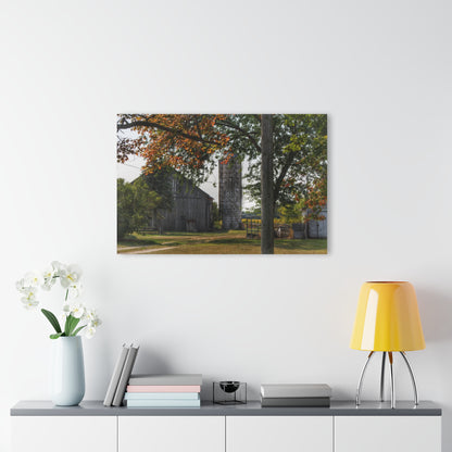 U R There Photography Hidden Grey of Tuscola Rustic Farmhouse Acrylic Wall Print