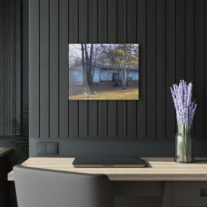 U R There Photography Hickory Lane Grey Rustic Farmhouse Acrylic Wall Print