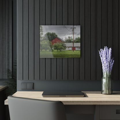 U R There Photography Hidden Red of M24 Rustic Farmhouse Acrylic Wall Print