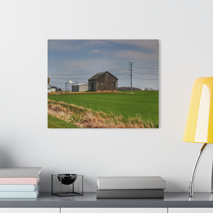 U R There Photography McAlpine Grey Rustic Farmhouse Acrylic Wall Print