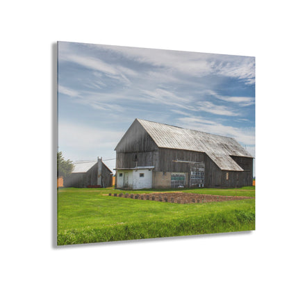 U R There Photography Bay Port Road Greys Rustic Farmhouse Acrylic Wall Print