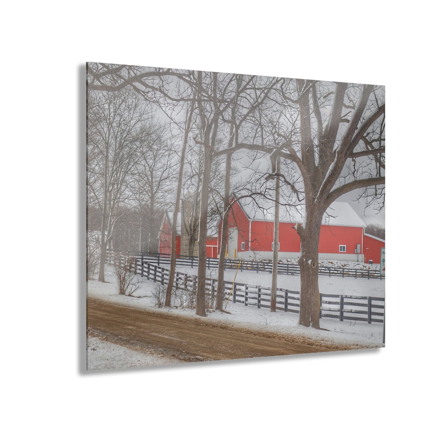 U R There Photography Barns of Barber Road I Rustic Farmhouse Acrylic Wall Print