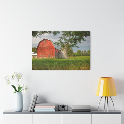 U R There Photography Crawford Road Red I Rustic Farmhouse Acrylic Wall Print