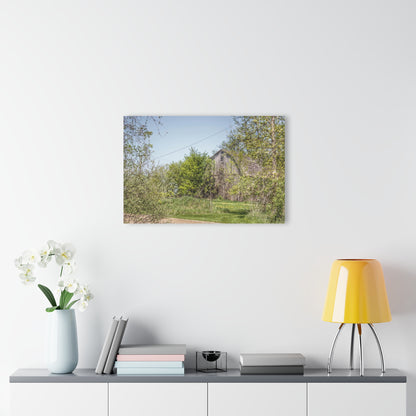 U R There Photography Bishop Road Grey II Rustic Farmhouse Acrylic Wall Print