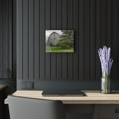 U R There Photography Dequindre Road Grey II Rustic Farmhouse Acrylic Wall Print