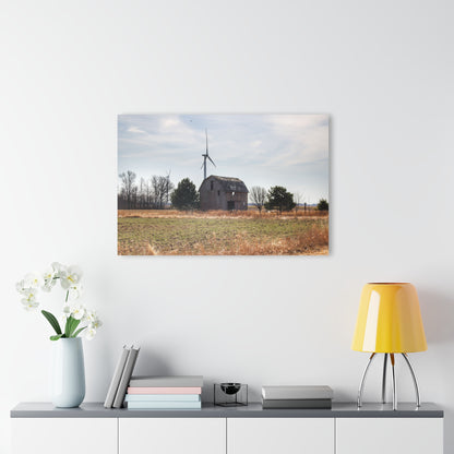 U R There Photography French Road Little Red Rustic Farmhouse Acrylic Wall Print