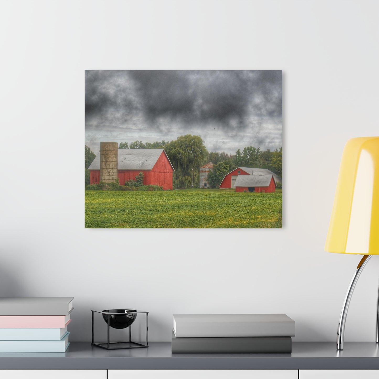 U R There Photography Kingston Road Trio I Rustic Farmhouse Acrylic Wall Print