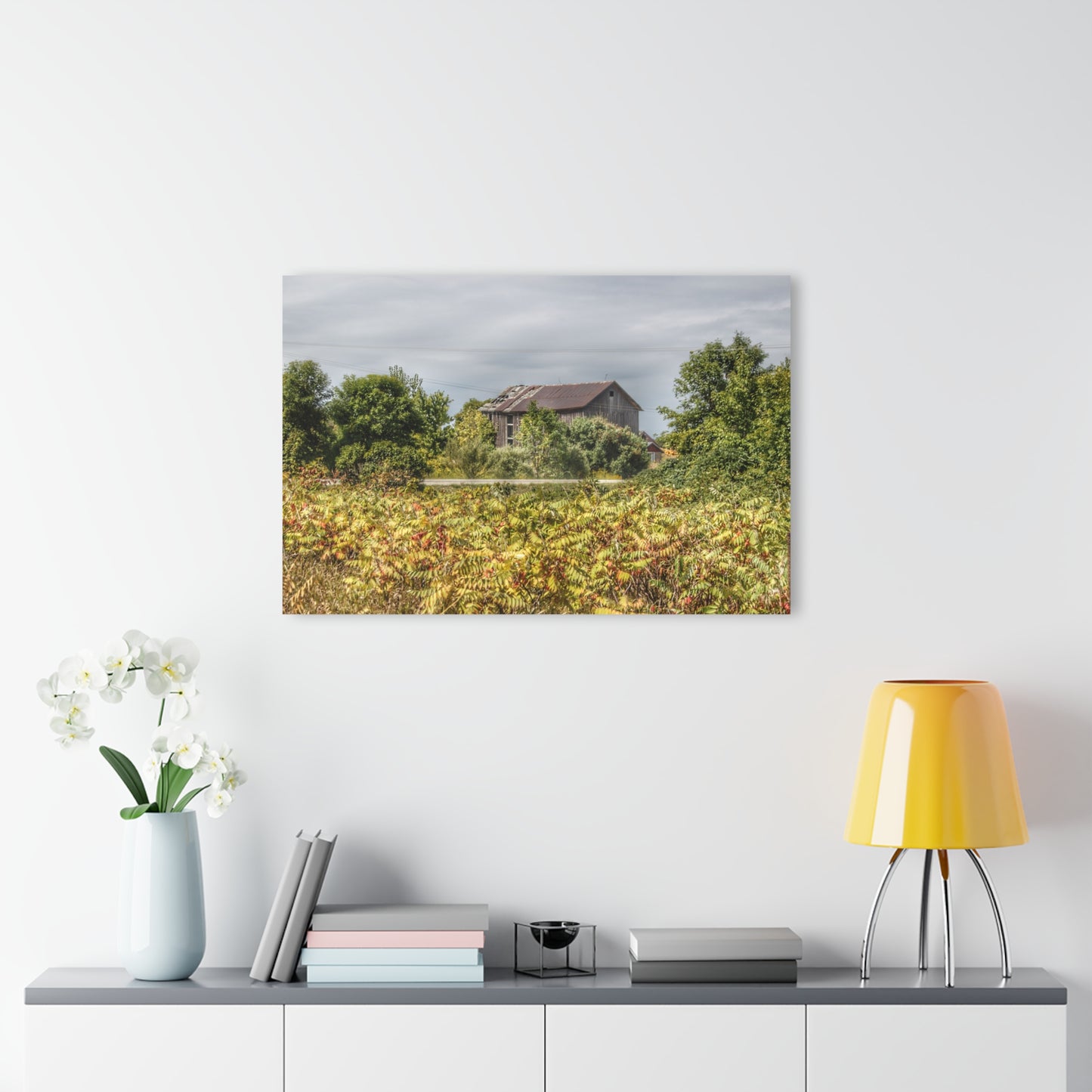 U R There Photography Van Dyke Grey Rustic Farmhouse Acrylic Wall Print