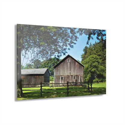 U R There Photography Otisville Grey Rustic Farmhouse Acrylic Wall Print