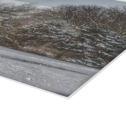 U R There Photography Hidden in Oxford II Rustic Farmhouse Tempered-Glass Cutting Board