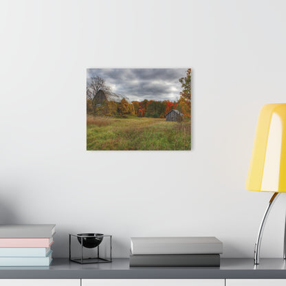 U R There Photography Church Road Grey and Little Grey Rustic Farmhouse Acrylic Wall Print