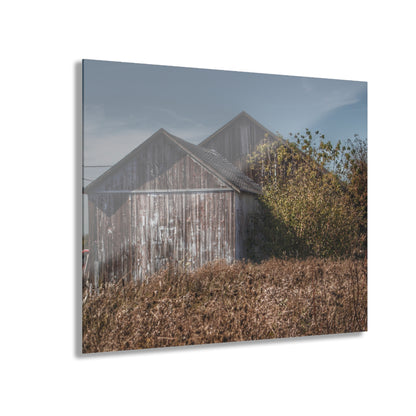 U R There Photography Fulmer Road Greys Rustic Farmhouse Acrylic Wall Print