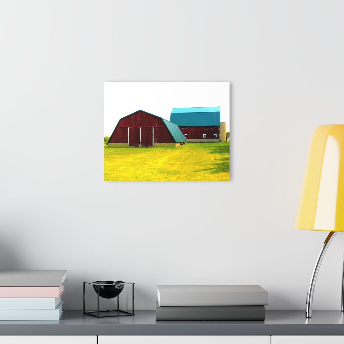 U R There Photography Baldwin Barn Brothers I Rustic Farmhouse Acrylic Wall Print