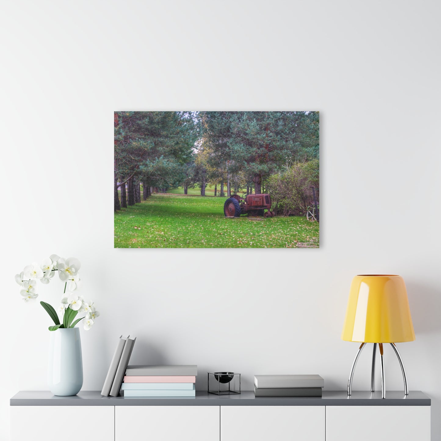 U R There Photography Casey Road Yard Art II Rustic Farmhouse Acrylic Wall Print