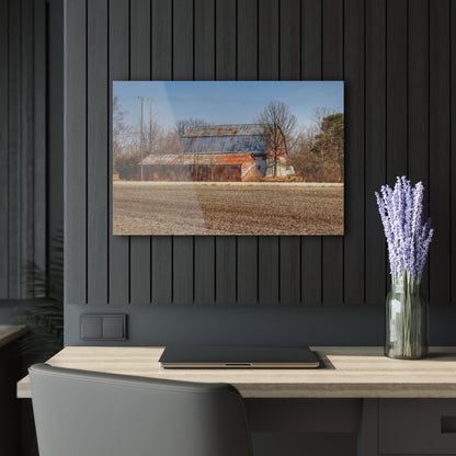 U R There Photography Indian Trail Rusted Reds I Rustic Farmhouse Acrylic Wall Print