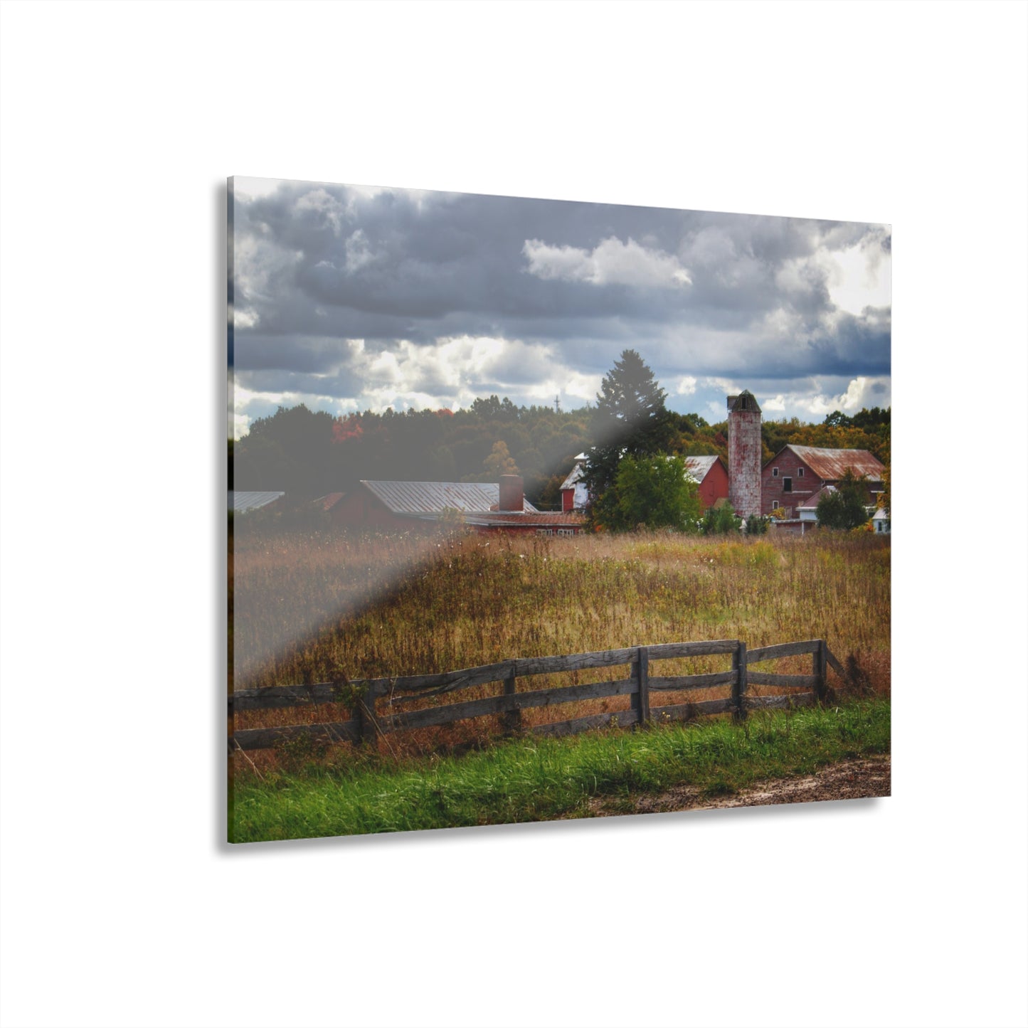 U R There Photography Baldwin Road Farm Rustic Farmhouse Acrylic Wall Print