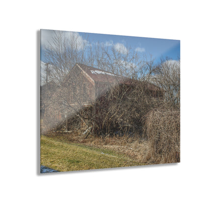 U R There Photography Buried Burnside Greys I Rustic Farmhouse Acrylic Wall Print