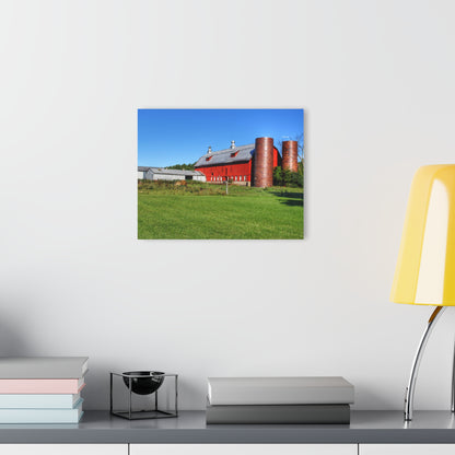 Barn Boutique Modern Farmhouse Acrylic Wall Print| Baldwin Red II