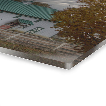 U R There Photography Millville Road White Rustic Farmhouse Acrylic Wall Print