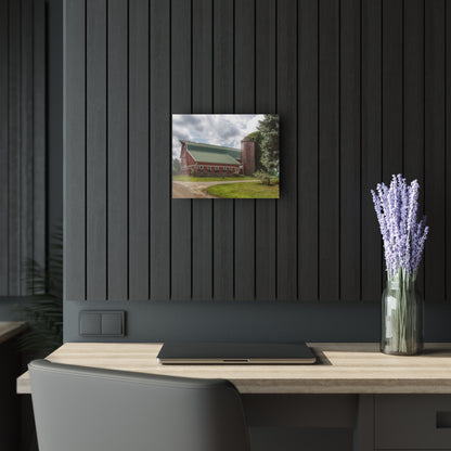 U R There Photography Metamora Country Red Rustic Farmhouse Acrylic Wall Print