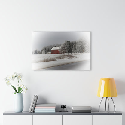 U R There Photography Farm on the Curve Rustic Farmhouse Acrylic Wall Print