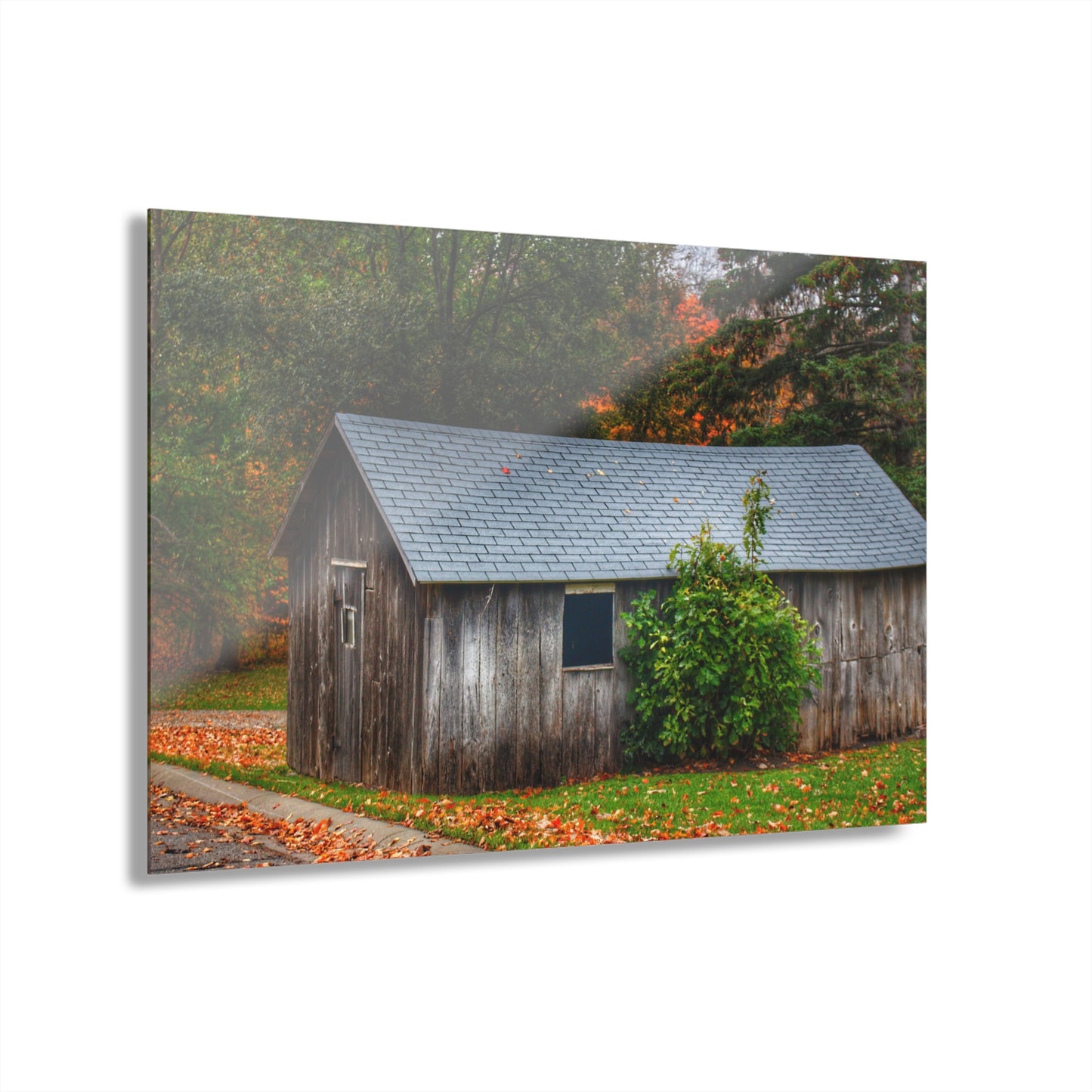 U R There Photography Grey Roadside Shack Rustic Farmhouse Acrylic Wall Print