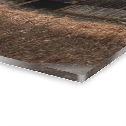 U R There Photography Majestic Grey Rustic Farmhouse Acrylic Wall Print