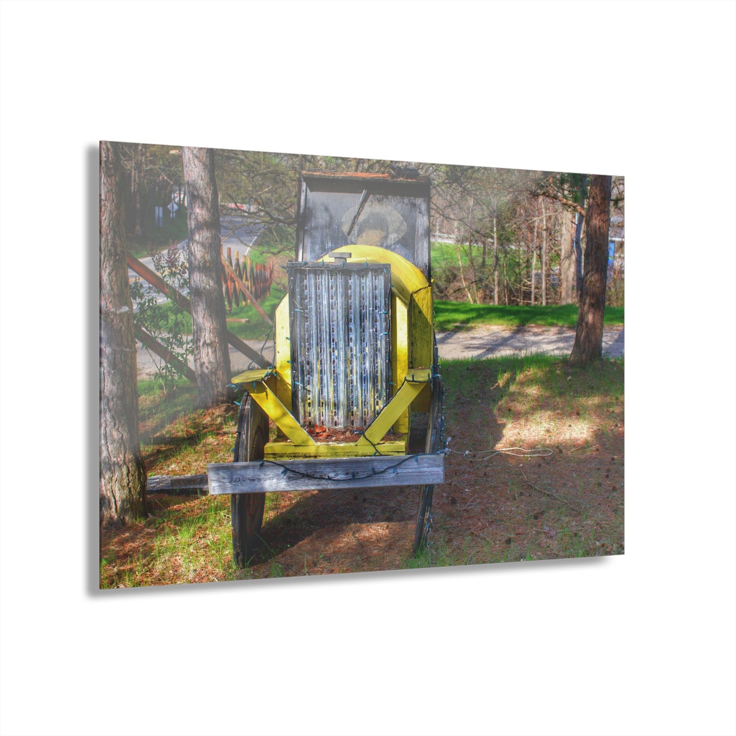 U R There Photography Hickory Place Yard Art I Rustic Farmhouse Acrylic Wall Print