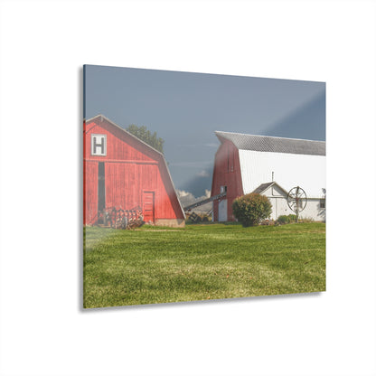 U R There Photography Shay Lake Duo Rustic Farmhouse Acrylic Wall Print