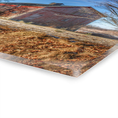 U R There Photography M-24 Barn at the Bend I Rustic Farmhouse Acrylic Wall Print