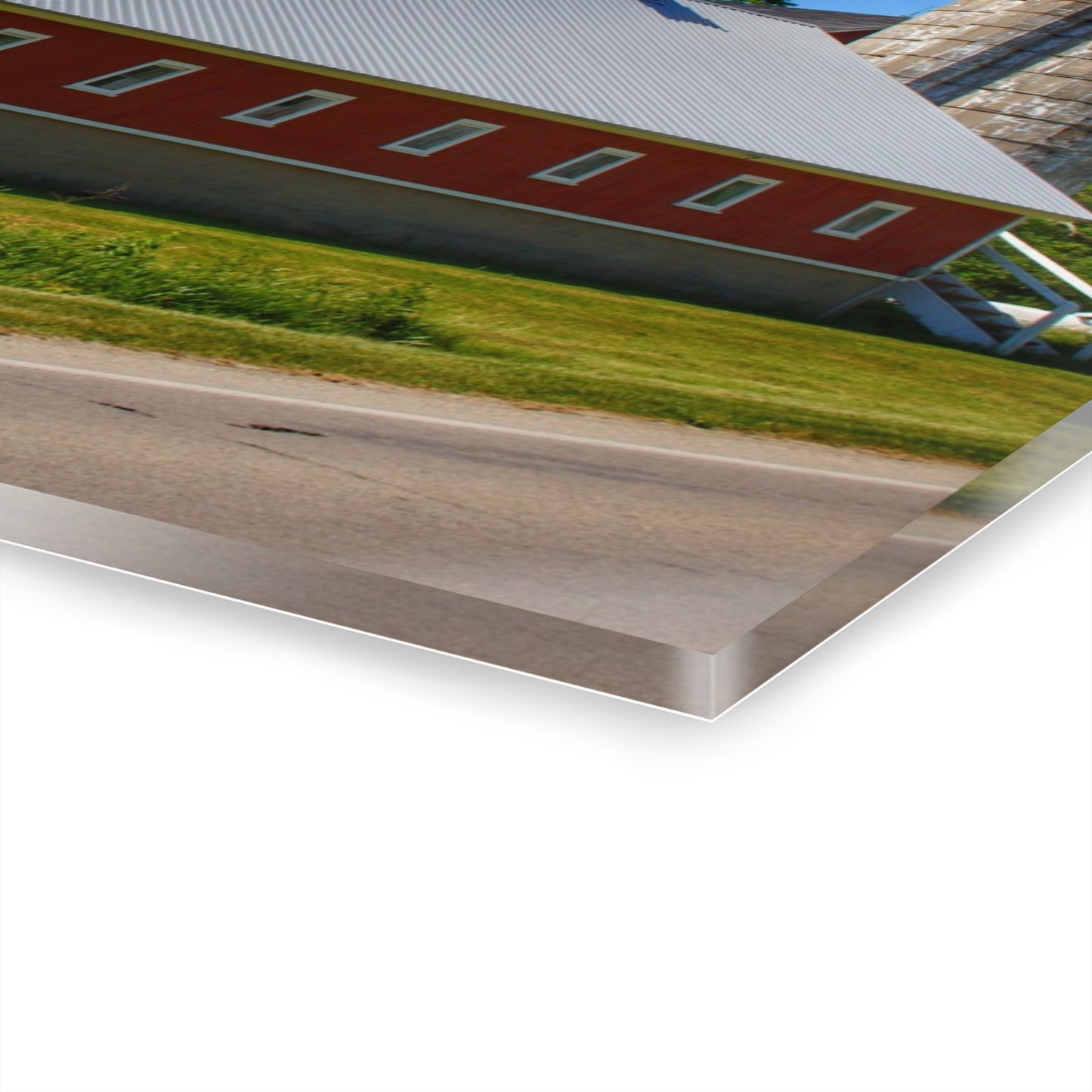 U R There Photography Metamora Red 2020 I Rustic Farmhouse Acrylic Wall Print