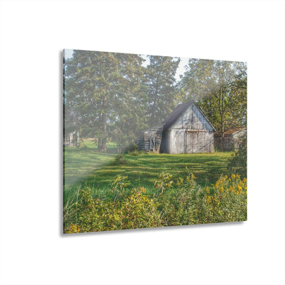 U R There Photography Bowers Road Little White Rustic Farmhouse Acrylic Wall Print