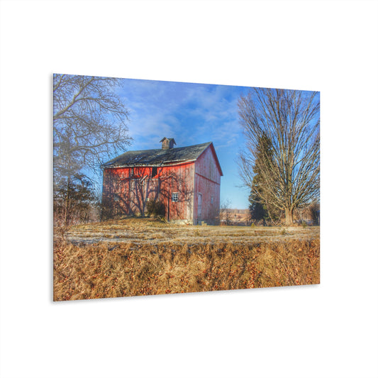 U R There Photography M-24 Barn at the Bend II Rustic Farmhouse Acrylic Wall Print